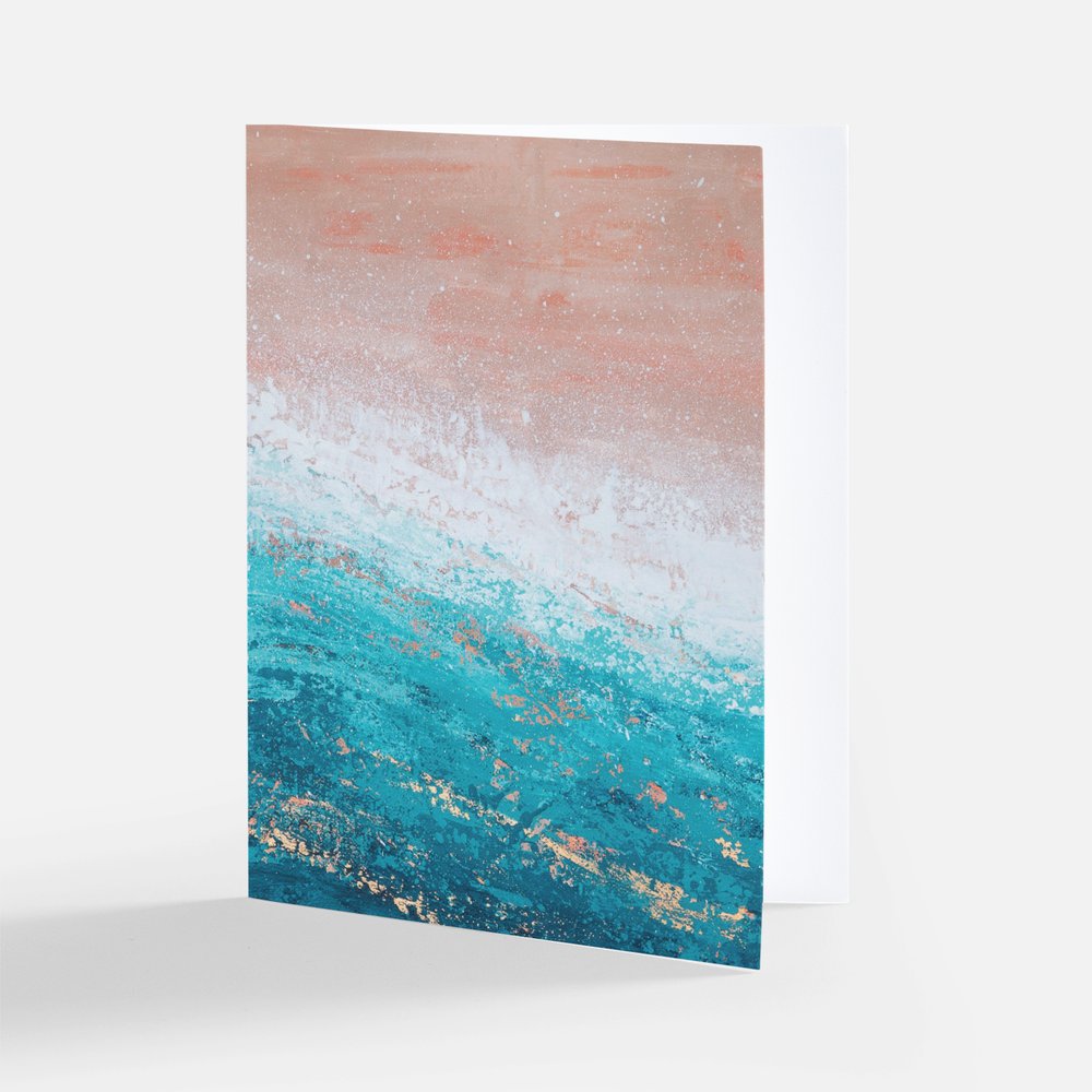 Box Set of 6 Note Cards | Coastal Abstracts