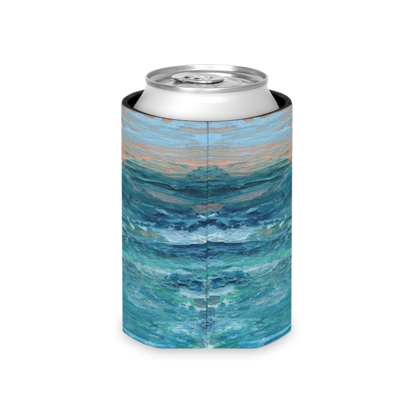 Ocean Sunset Can Cooler | Tropical Drink Koozie