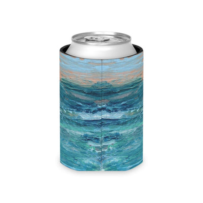 Ocean Sunset Can Cooler | Tropical Drink Koozie