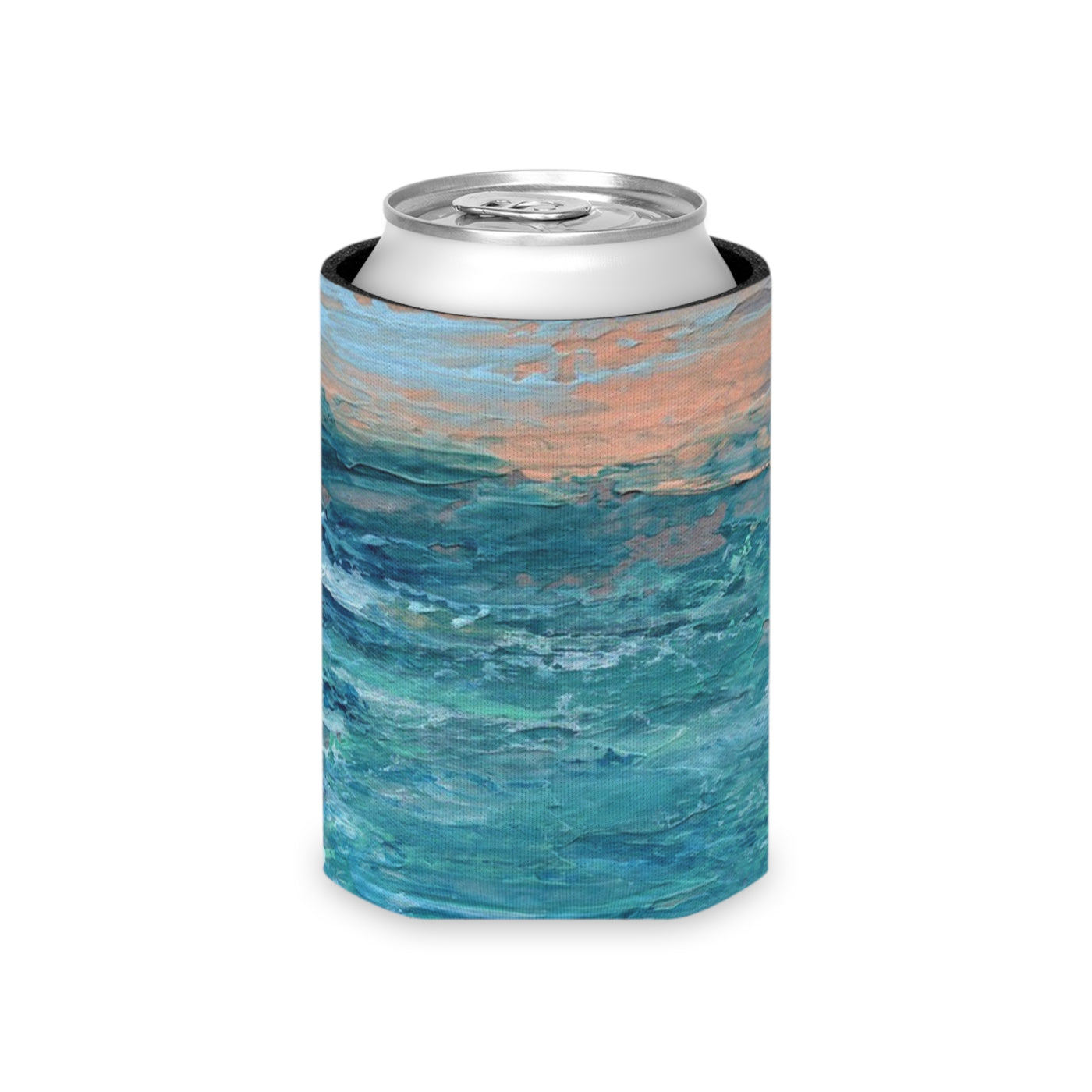 Ocean Sunset Can Cooler | Tropical Drink Koozie