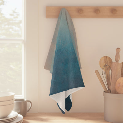 Coastal Kitchen Towel - Ocean Gradient Microfiber Tea Towel
