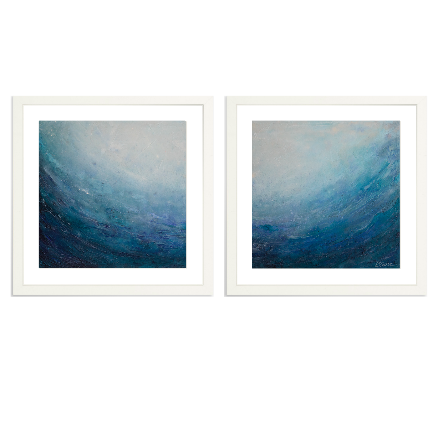 Print | Glittering Waves Diptych - Set of 2 Prints