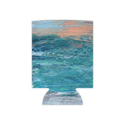Ocean Sunset Can Cooler | Tropical Drink Koozie