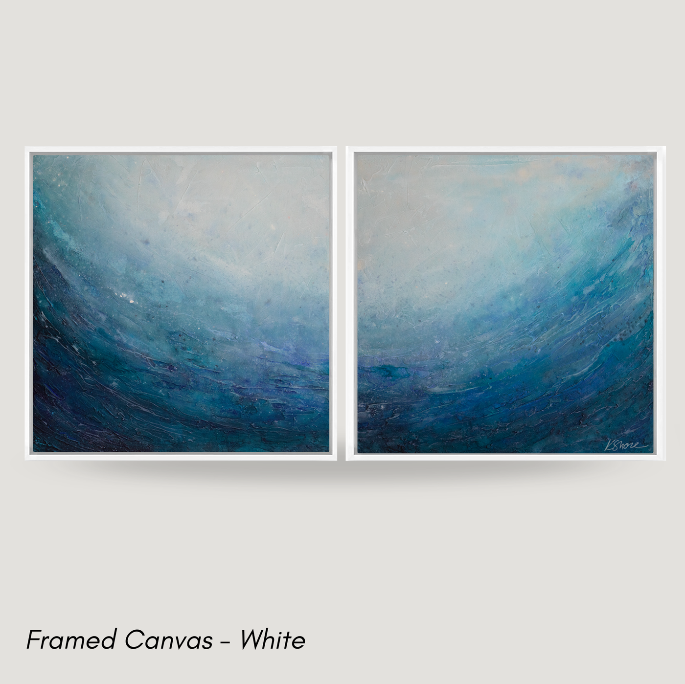 Print | Glittering Waves Diptych - Set of 2 Prints