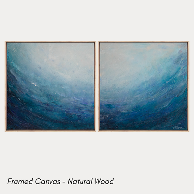 Print | Glittering Waves Diptych - Set of 2 Prints