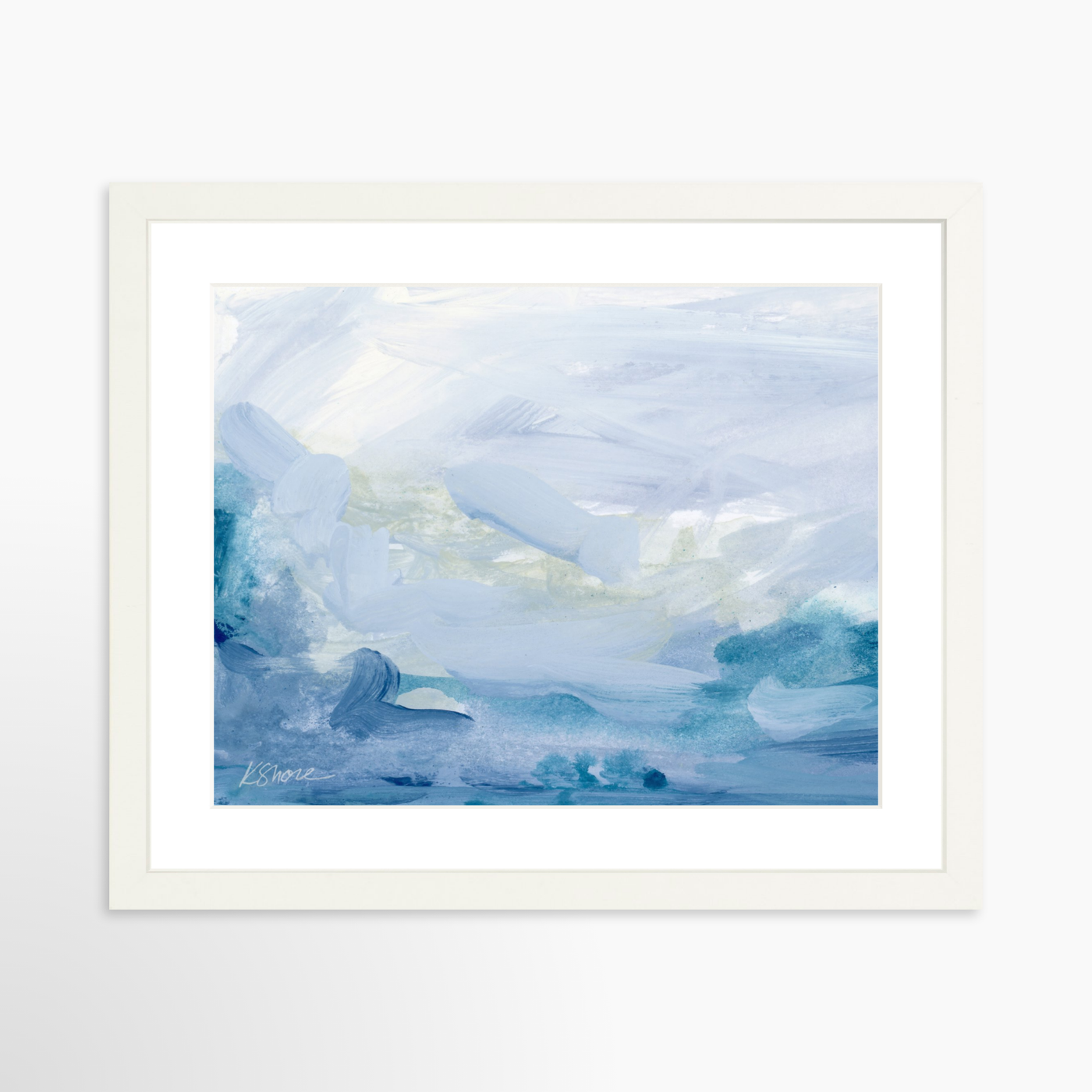 11"x14" / White