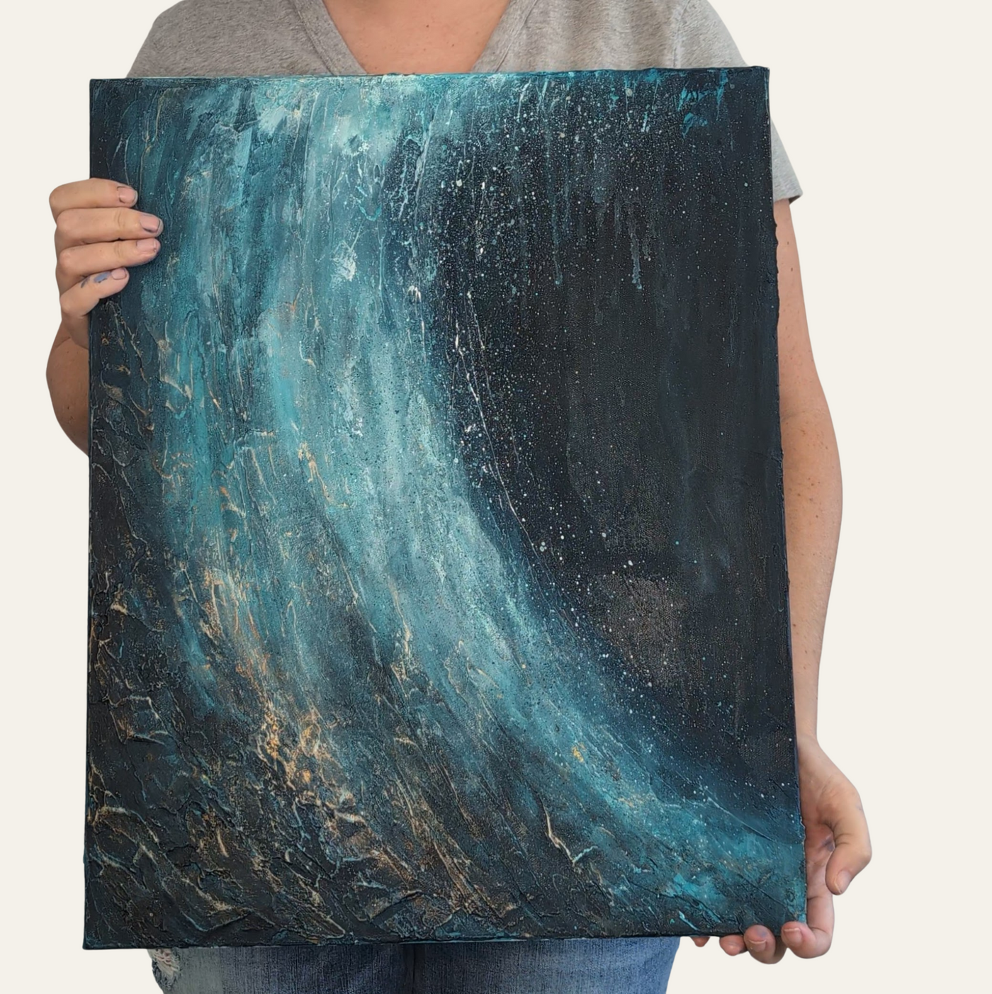 Ocean Magic | 16"x20" Original Abstract Painting
