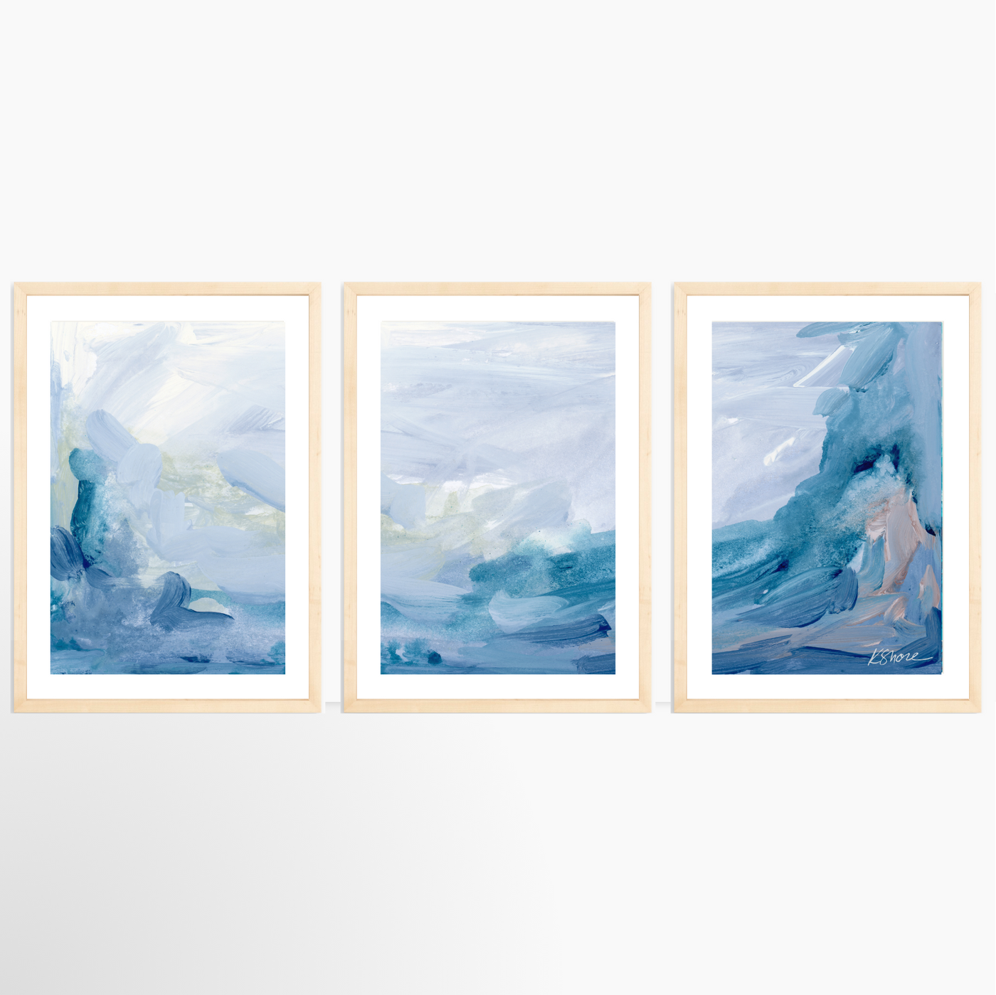 Print | Lagoon Triptych Set of 3 Prints
