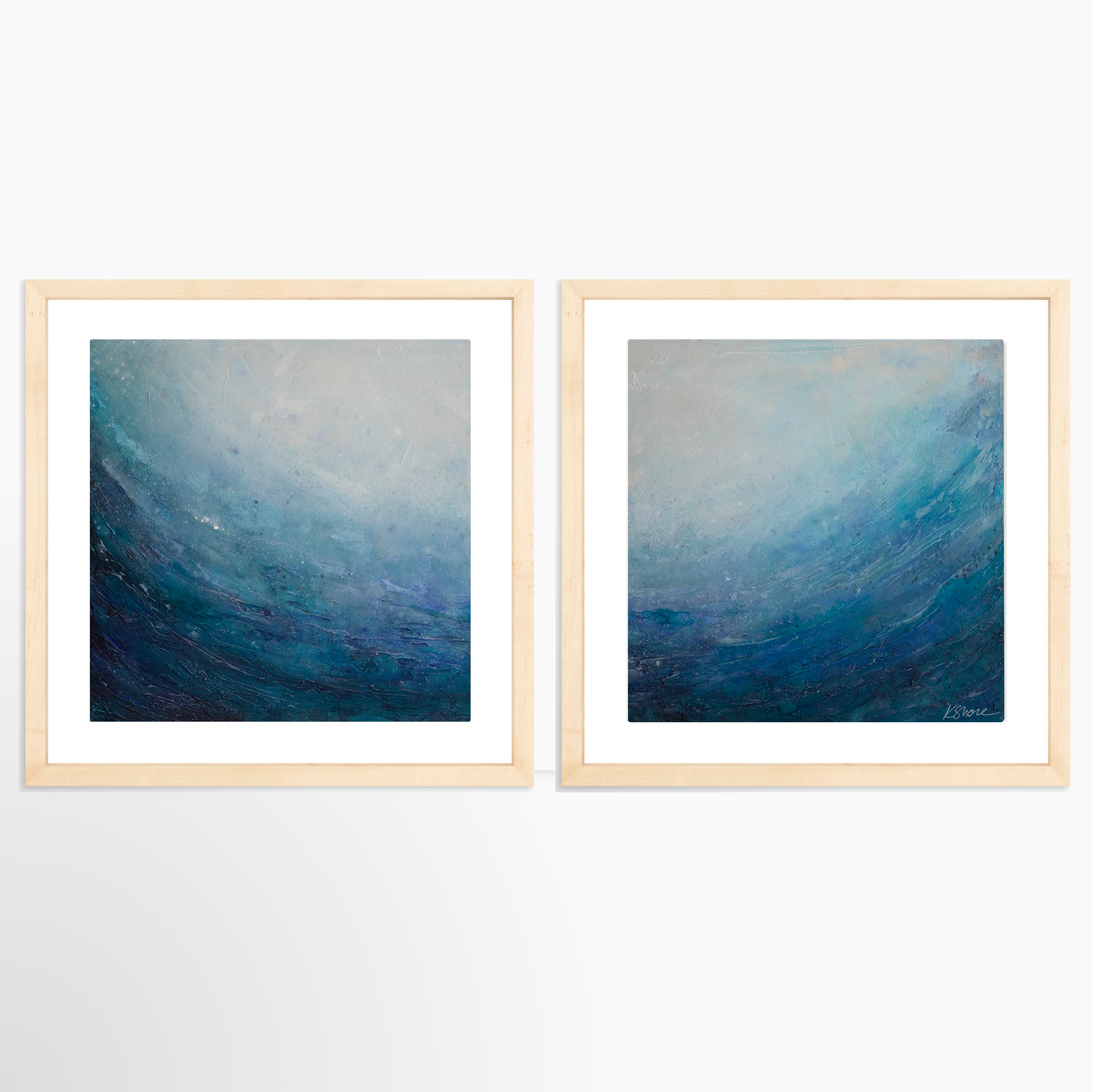 Print | Glittering Waves Diptych - Set of 2 Prints