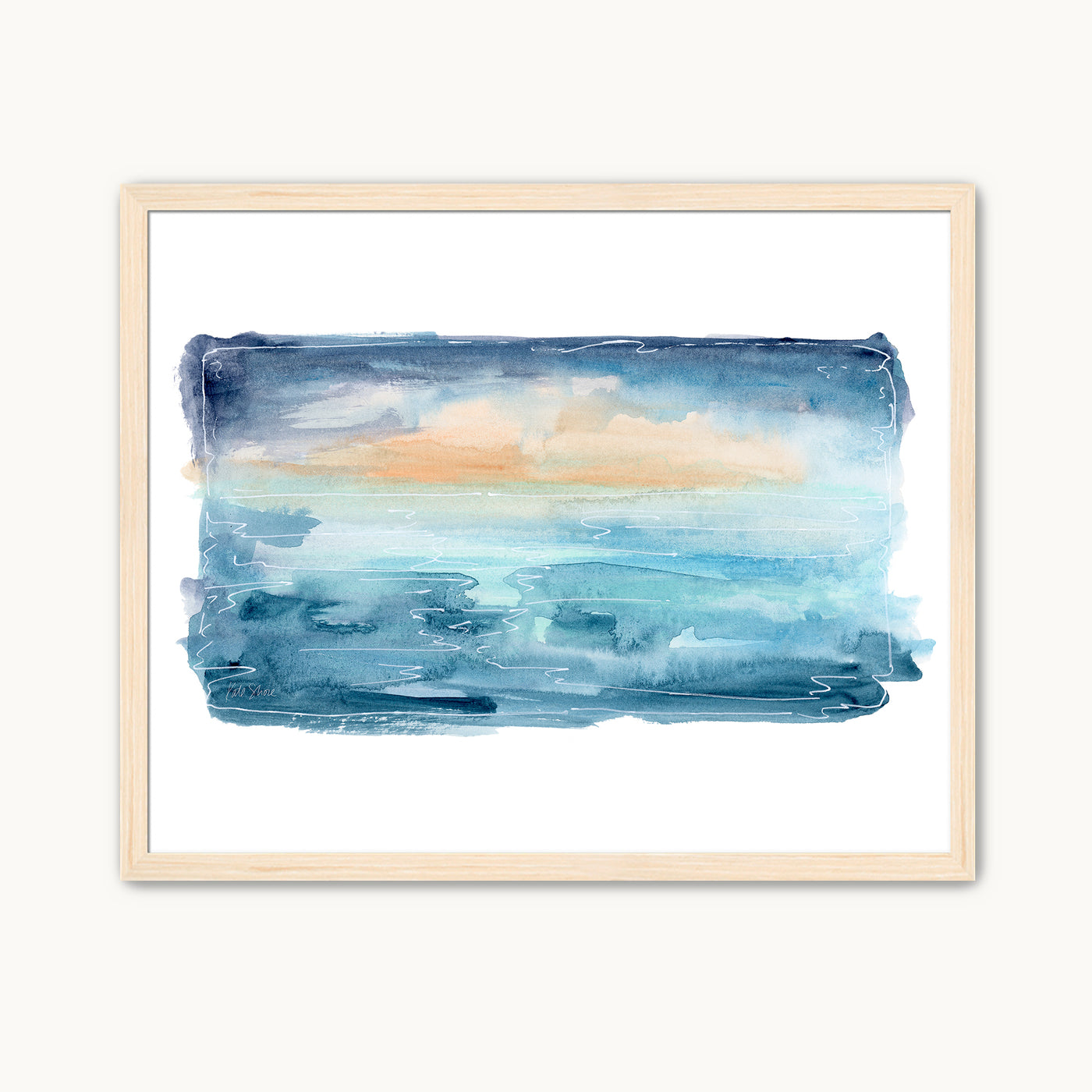 Print | Beach Walk Sketch 4