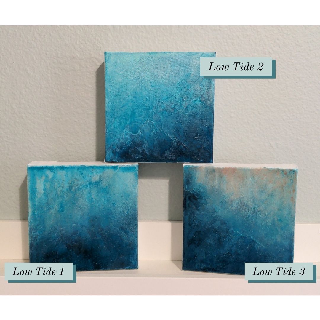 Original - Low Tide 2 | 6" x 6" Painting on Canvas