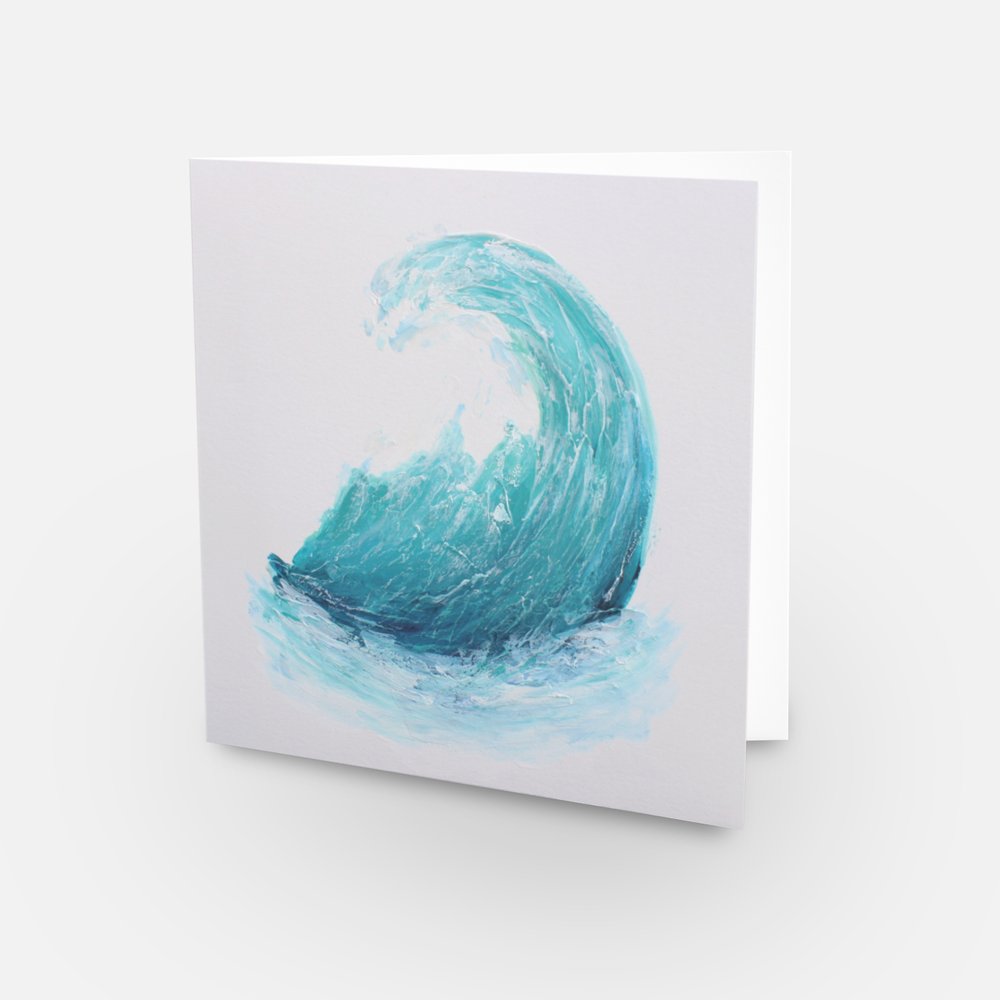 Note Card | Wave, square