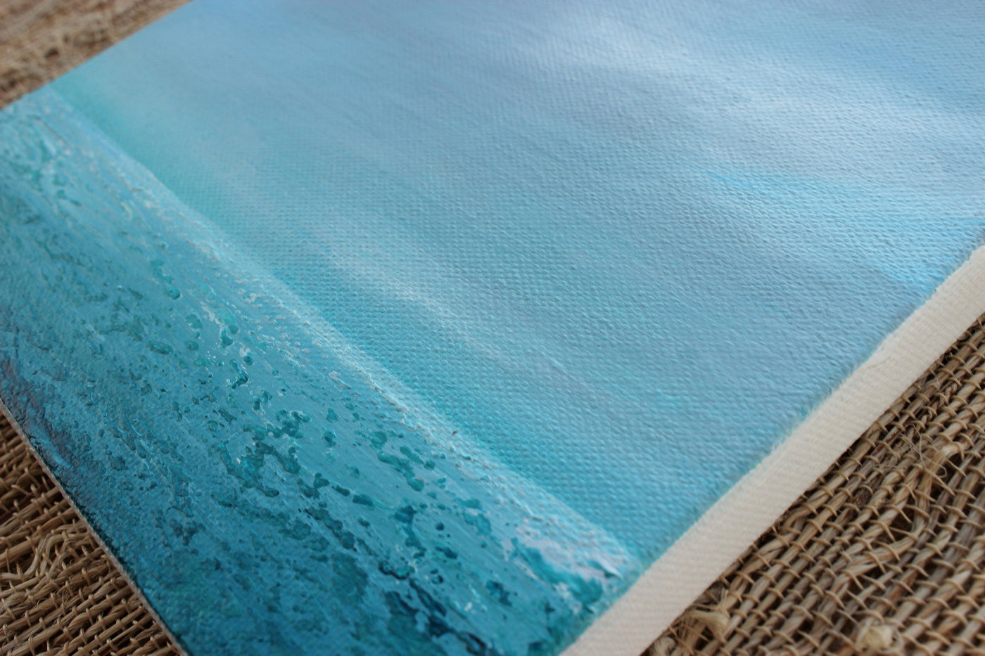 Calming Beach Wall Art seascape painting
