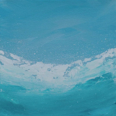 Original - "Splash" | 6" x 6" Painting on Canvas