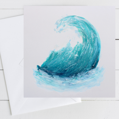Note Card | Wave, square